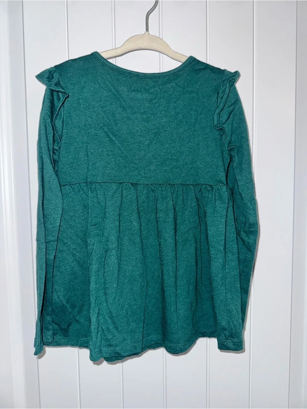 Girls' Holiday Top Bundle – Green, Gray & Black